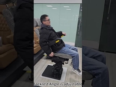 Esnek ayarlı tren sürücüsü koltuğu